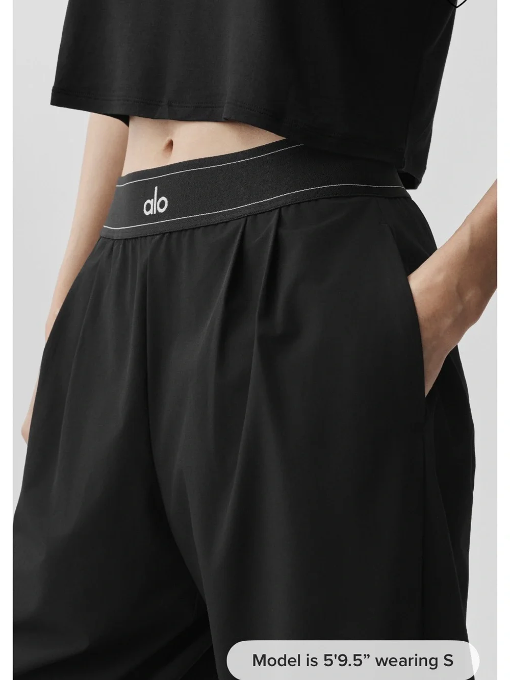 Alo Suite Up Trouser (Regular) Black